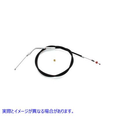 36-2586 37 インチ ブラック アイドル ケーブル 取寄せ Vツイン 37 inch Black Idle Cable (検索用／ Barnett 101-31-40008