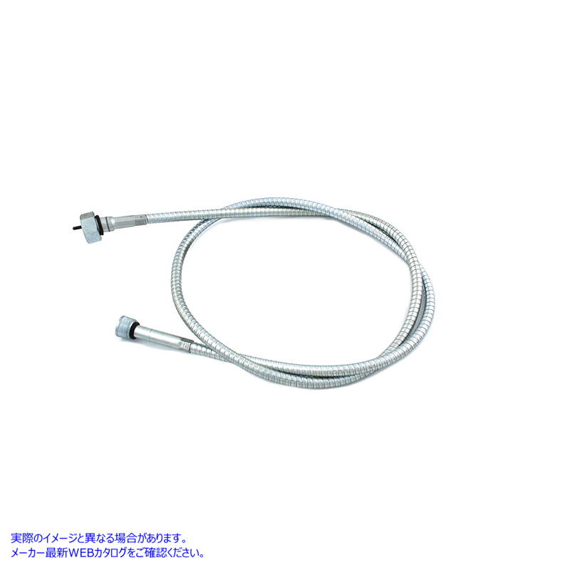 36-2598 54.5インチ亜鉛スピードメーターケーブル 取寄せ Vツイン 54.5 inch Zinc Speedometer Cable (検索用／67028-62