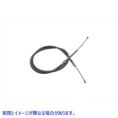 36-8053 47.06インチステンレススチールクラッチケーブル 取寄せ Vツイン 47.06 inch Stainless Steel Clutch Cable (検索用／38