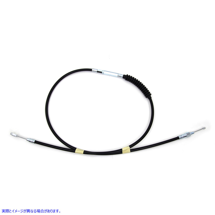 36-8090 62.69インチ ブラックビニールクラッチケーブル 取寄せ Vツイン 62.69 inch Black Vinyl Clutch Cable (検索用／38607-8
