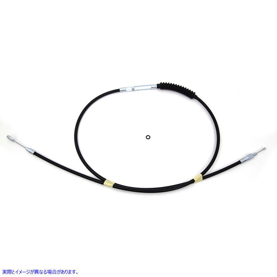 36-8093 72.69インチ ブラックビニールクラッチケーブル 取寄せ Vツイン 72.69 inch Black Vinyl Clutch Cable (検索用／
