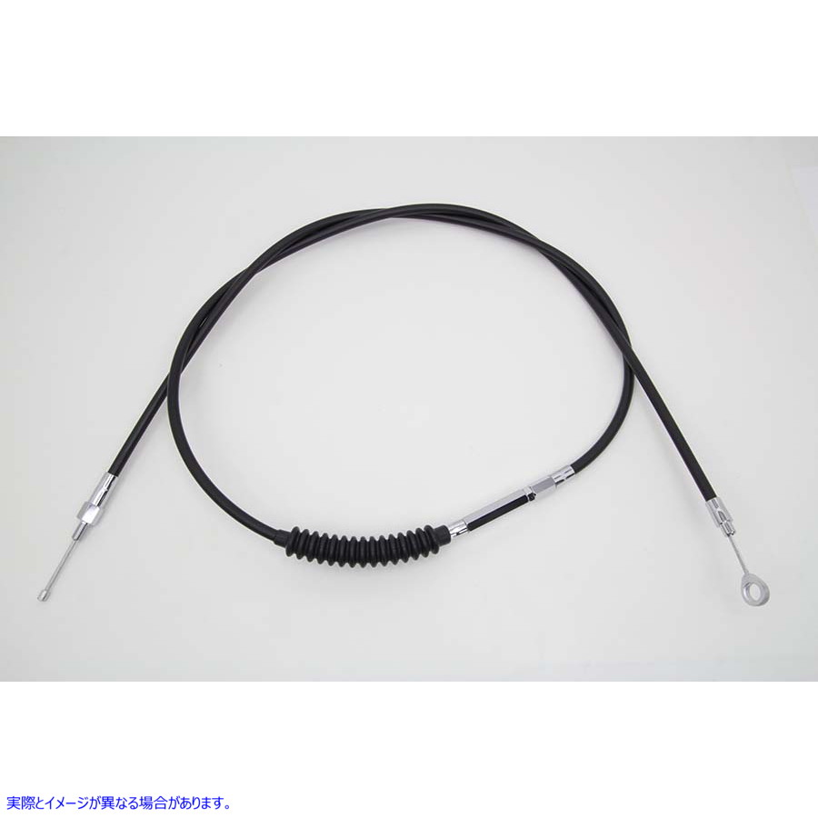 36-8099 76.69インチ ブラックビニールクラッチケーブル 取寄せ Vツイン 76.69 inch Black Vinyl Clutch Cable (検索用／