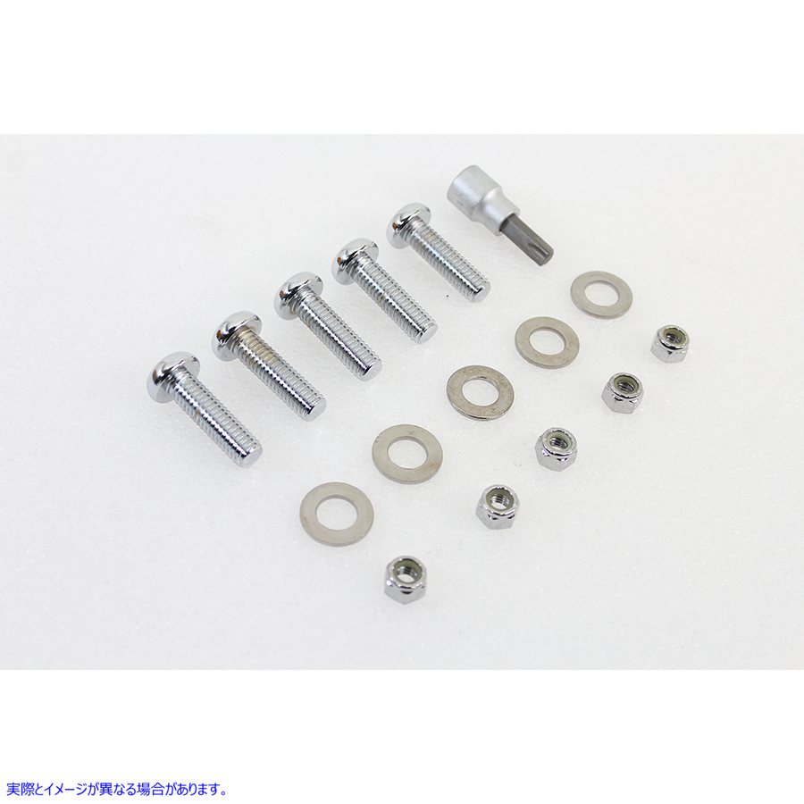 37-0024 リアスプロケットボルトキット 取寄せ Vツイン Rear Sprocket Bolt Kit (検索用／
