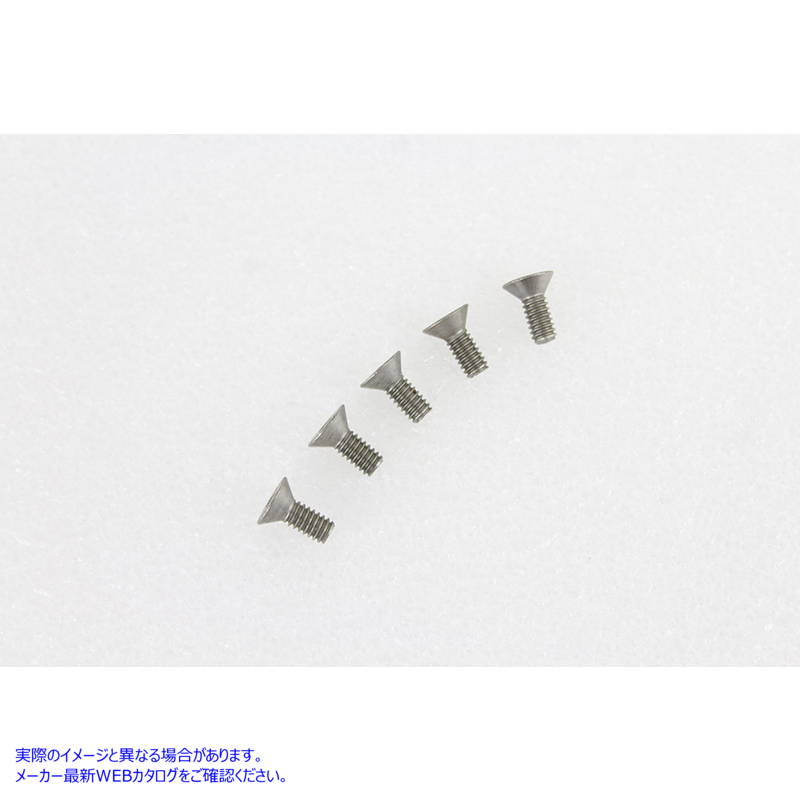 37-0179 1/4インチ-20 x 5/8インチ皿ネジステンレス鋼 取寄せ Vツイン 1/4 inch-20 x 5/8 inch Flathead Screw Stainless Steel