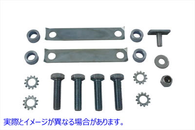 37-0855 フロントフェンダートリムレールマウントボルトキット 取寄せ Vツイン Front Fender Trim Rail Mount Bolt Kit (検索用