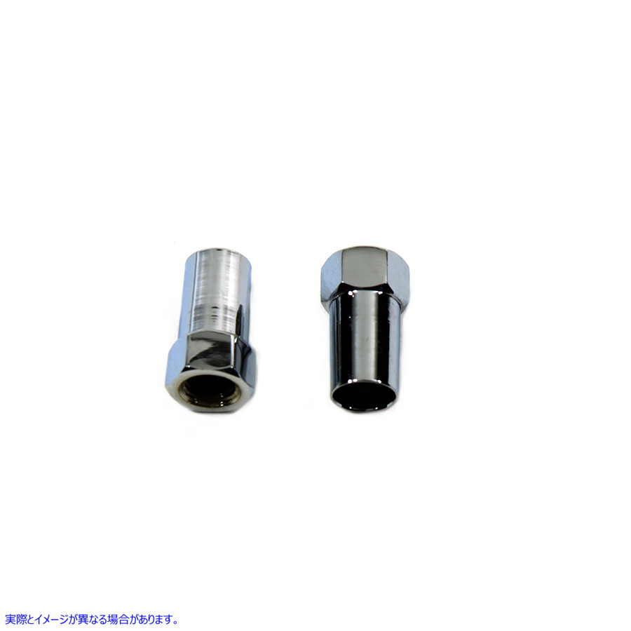 37-0863 シフターロッド テーパージャムナットセット クローム 取寄せ Vツイン Shifter Rod Tapered Jam Nut Set Chrome (検索用