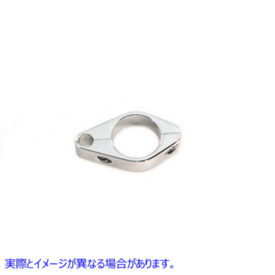 37-0883 ビレットスロットルケーブルクランプ クローム 取寄せ Vツイン Billet Throttle Cable Clamp Chrome (検索用／