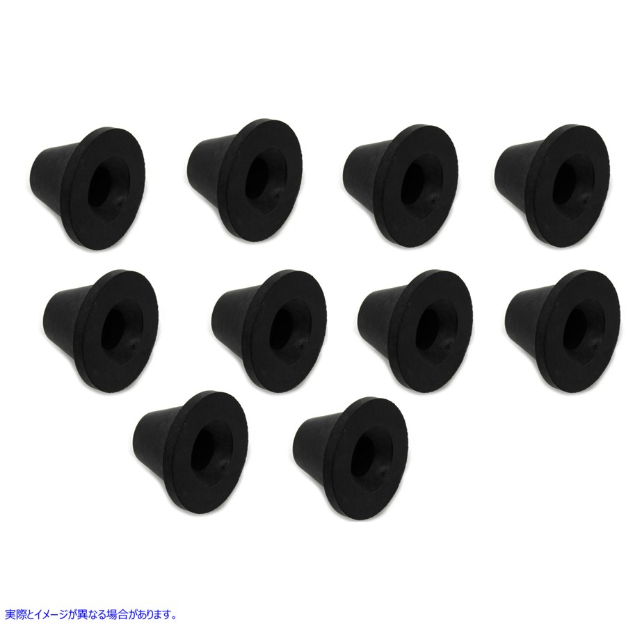 37-0900 サイドカバーのゴム製グロメット 取寄せ Vツイン Side Cover Rubber Grommets (検索用／11491-A