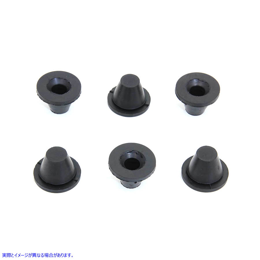 37-0902 サイドカバーのゴム製グロメット 取寄せ Vツイン Side Cover Rubber Grommets (検索用／11491A