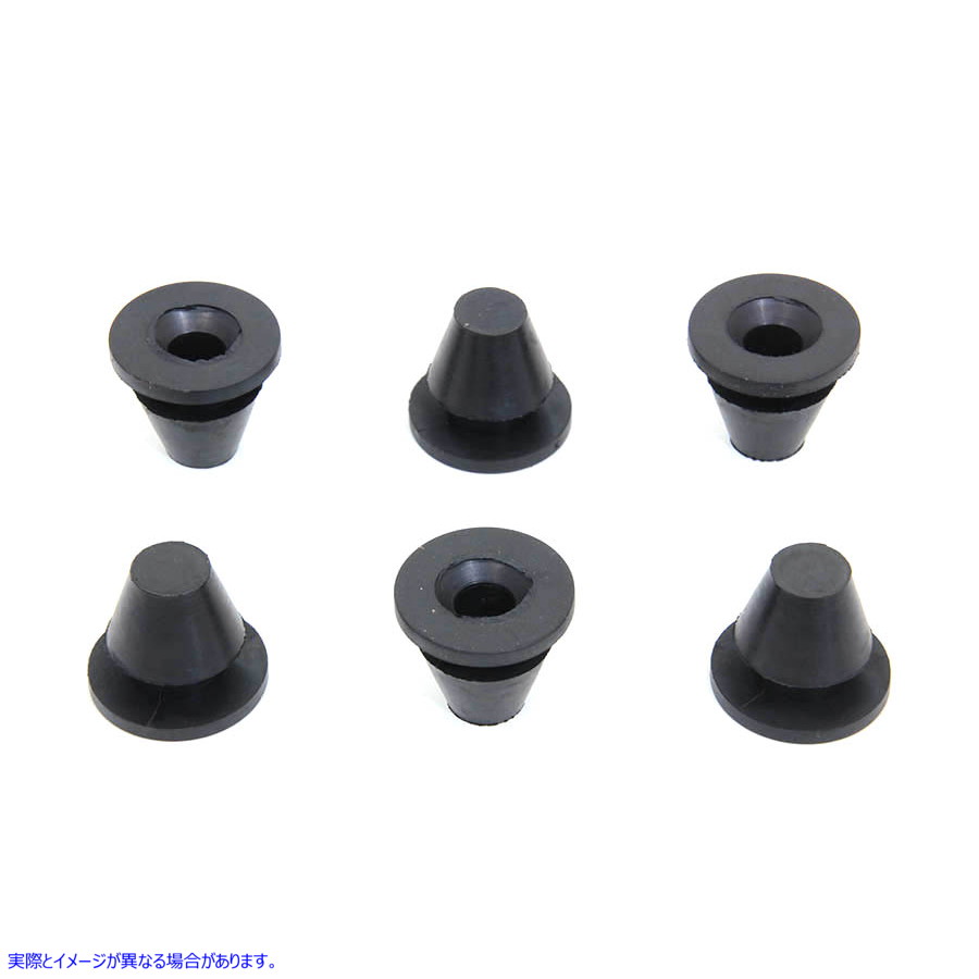 37-0903 サイドカバーのゴム製グロメット 取寄せ Vツイン Side Cover Rubber Grommets (検索用／11650