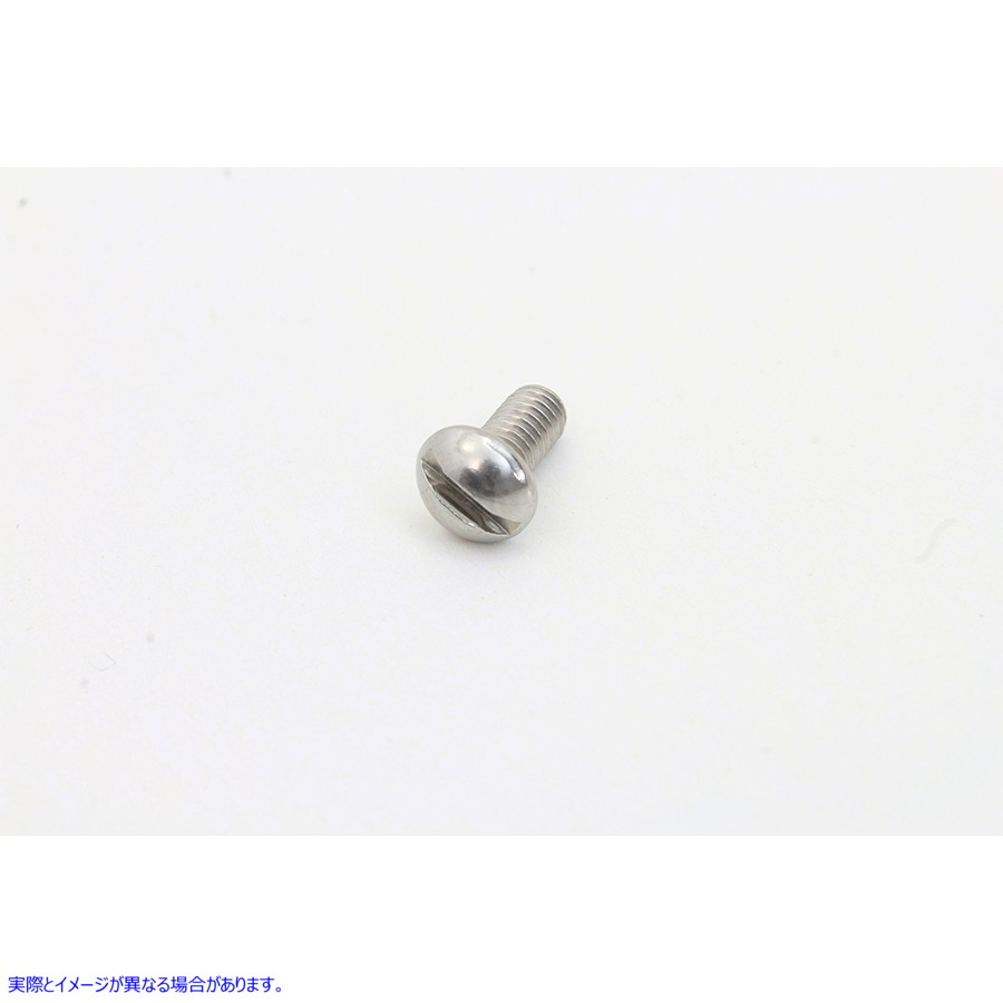 37-0904 ナベ小ねじ 8-32 N.X. × 3/8インチ 取寄せ Vツイン Round Head Slot Screw 8-32 N.X. x 3/8 inch (検索用／