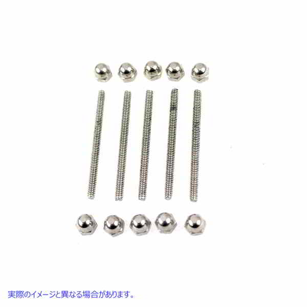 37-0931 ホイールカバー ステンレススチール 6-32 ボルトとナットキット 取寄せ Vツイン Wheel Cover Stainless Steel 6-32 Bolt
