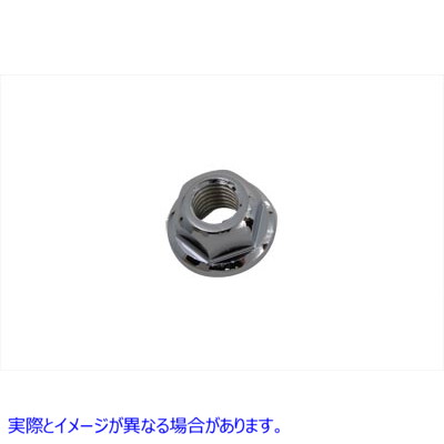 37-0960 スイングアーム ピボット シャフト ナット クローム 取寄せ Vツイン Swingarm Pivot Shaft Nuts Chrome (検索用／7479