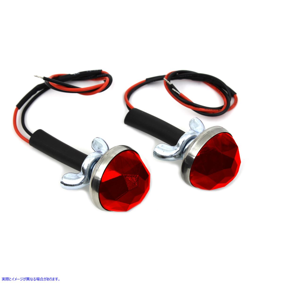 37-1428 赤色LEDリフレクターセット 取寄せ Vツイン Red LED Reflector Set (検索用／