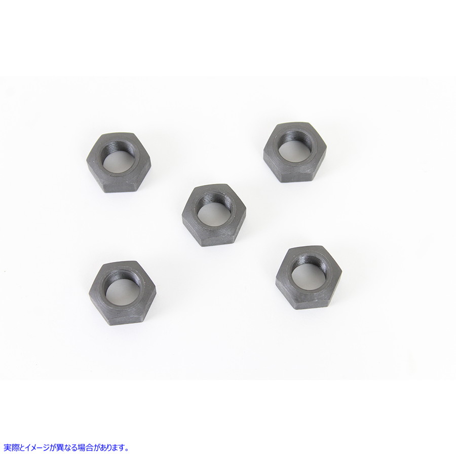 37-1673 リアブレーキピボットレバースタッドナットパーカーライズド 取寄せ Vツイン Rear Brake Pivot Lever Stud Nut Parkeriz