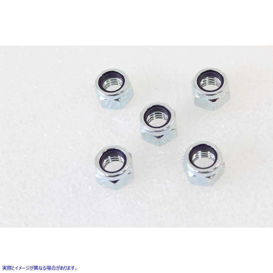 37-1674 亜鉛メッキ 7/16 インチ-14 ナイロック ロックナット 取寄せ Vツイン Zinc Plated 7/16 inch-14 Nyloc Lock Nut (検索用