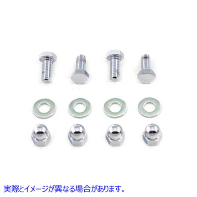 37-1961 フロントフェンダーボルトキット 取寄せ Vツイン Front Fender Bolt Kit (検索用／