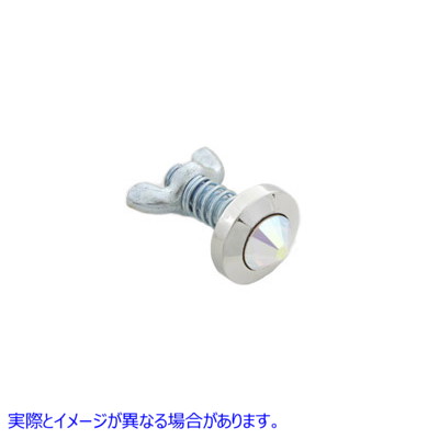 37-1971 ナンバープレートボルトセット パールスタイル 取寄せ Vツイン License Plate Bolt Set Pearl Style (検索用／