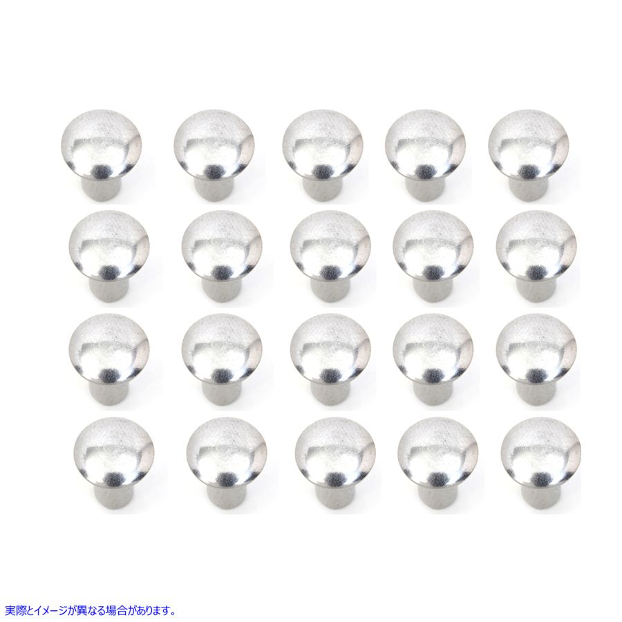 37-6370 フロントフェンダーステンレスリベット 取寄せ Vツイン Front Fender Stainless Steel Rivet (検索用／8519