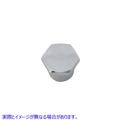 37-8137 FXR クローム フラット トップ ステム ナット 取寄せ Vツイン FXR Chrome Flat Top Stem Nut (検索用／45718-71