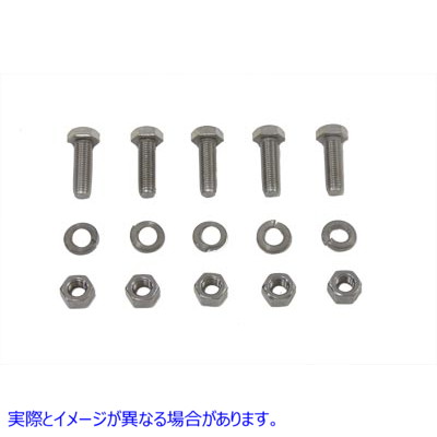 37-8683 ステンレスマフラークランプボルトセット Stainless Steel Muffler Clamp Bolt Set 取寄せ Vツイン (検索用／