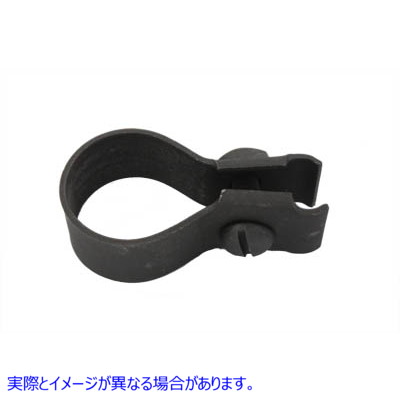 37-8776 フロント ブレーキ ケーブル クランプ パーカーライズド 取寄せ Vツイン Front Brake Cable Clamp Parkerized (検索用／