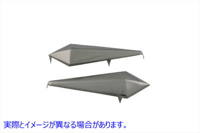 37-8871 スピア サドルバッグ スポット ニッケル 取寄せ Vツイン Spear Saddlebag Spots Nickel (検索用／