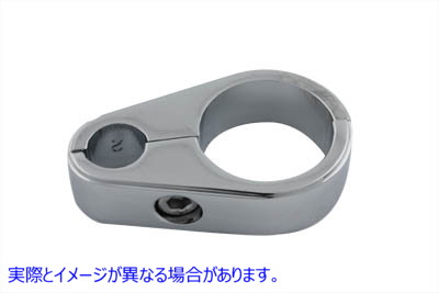 37-8911 クロムケーブルクランプ1インチ Chrome Cable Clamp 1 inch 取寄せ Vツイン (検索用／ V-Twin