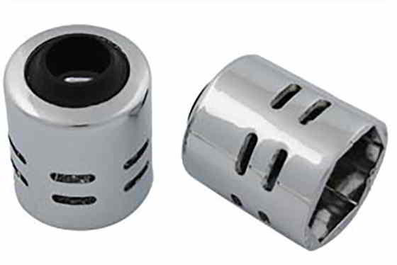 37-8952 クロームスパークプラグカバー 取寄せ Vツイン Chrome Spark Plug Cover (検索用／