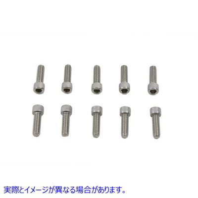 37-8962 キャブレター インテークマニホールドネジ ステンレス 取寄せ Vツイン Carburetor Intake Manifold Screw Stainless Ste