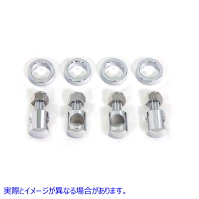 37-9024 クロームアイボルトセット 取寄せ Vツイン Chrome Eye Bolt Set (検索用／91083-49