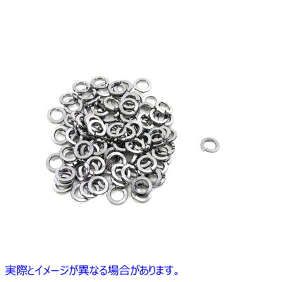 37-9054T クロムロックワッシャー内径1/4インチ 取寄せ Vツイン Chrome Lock Washer 1/4 inch Inner Diameter (検索用／