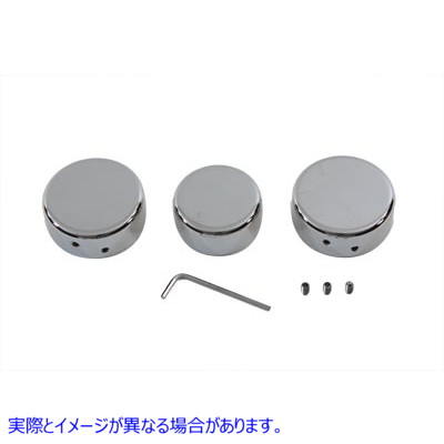 37-9073 39mm フォーク ステム ナット カバー クローム 取寄せ Vツイン 39mm Fork Stem Nut Cover Chrome (検索用／45668-90