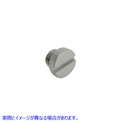 37-9081 スロット付きトランスミッションフィルプラグクローム Slotted Transmission Fill Plug Chrome 取寄せ Vツイン (検索用／ V-Twin