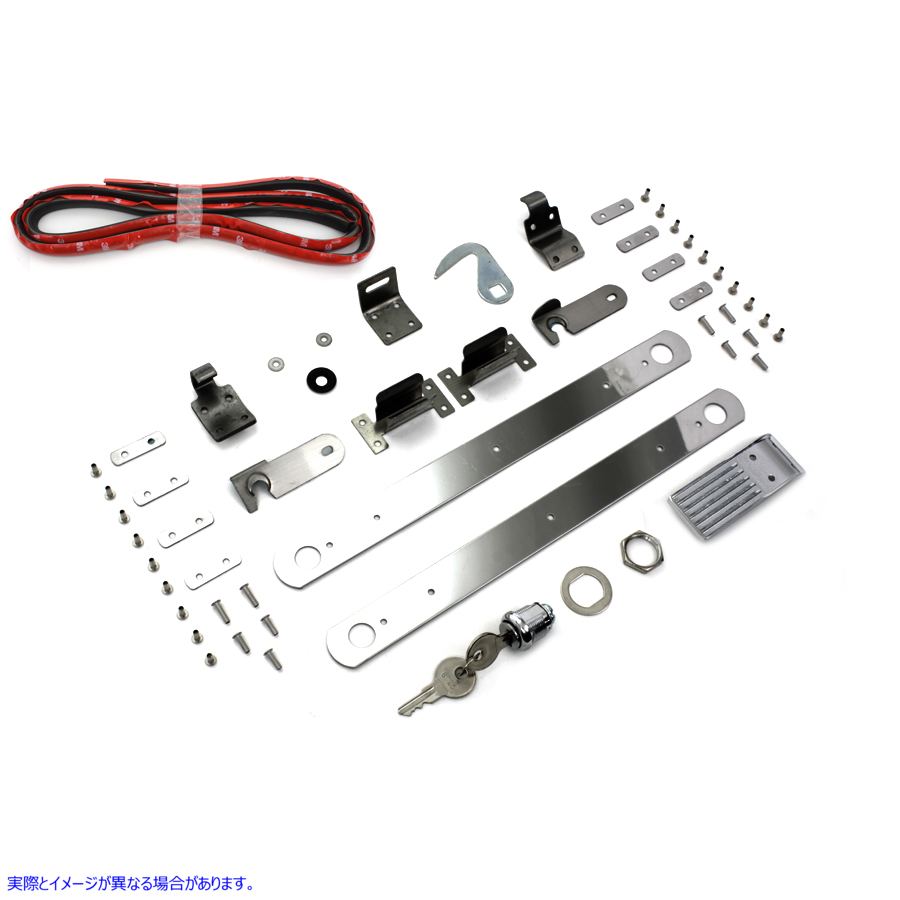 37-9113 サドルバッグハードウェアキット（片側用） 取寄せ Vツイン Saddlebag Hardware Kit for One Side (検索用／