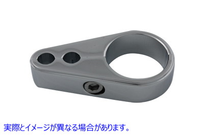 37-9119 デュアル スロットル ケーブル クランプ クローム 取寄せ Vツイン Dual Throttle Cable Clamp Chrome (検索用／