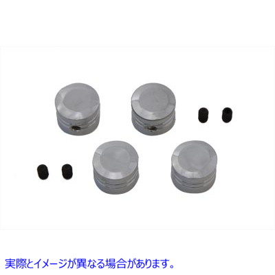 37-9131 ヘッドボルトカバーセット クローム 取寄せ Vツイン Head Bolt Cover Set Chrome (検索用／43890-93