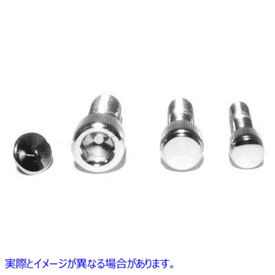 37-9198 1/4 インチ プラスチック アレン エンド プラグ 取寄せ Vツイン 1/4 inch Plastic Allen End Plugs (検索用／