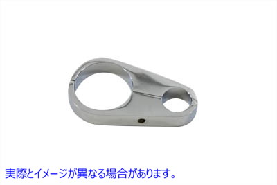 37-9264 クロームオイルラインからフレームクランプまで 取寄せ Vツイン Chrome Oil Line to Frame Clamp (検索用／