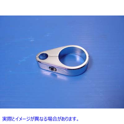 37-9359 クローム クラッチ ケーブル クランプ 1-1/4 インチ 取寄せ Vツイン Chrome Clutch Cable Clamp 1-1/4 inch (検索用／91