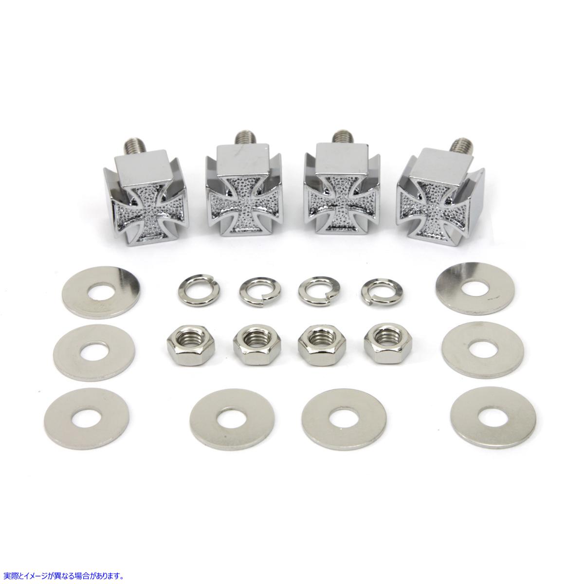 37-9382 クロムメット マルタ タイプ クローム 取寄せ Vツイン Krommet Maltese Type Chrome (検索用／