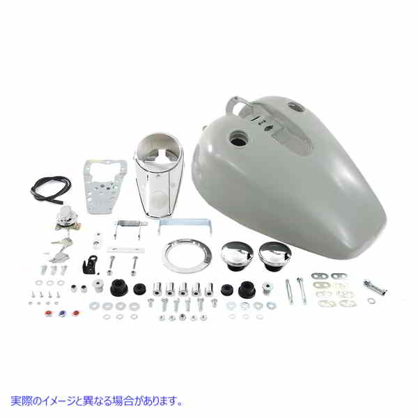 38-0067 おかっぱ 3.2 ガロン ガソリン タンク キット 取寄せ Vツイン Bobbed 3.2 Gallon Gas Tank Kit (検索用／