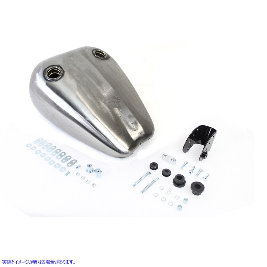 38-0091 ボブ型 3.2 ガロン ガソリン タンク 取寄せ Vツイン Porkster 3.2 Gallon Gas Tank Dual Cap (検索用／