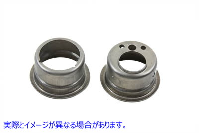 38-0206 ガソリンタンクフィラーキャップネックインサートセット 取寄せ Vツイン Gas Tank Filler Cap Neck Insert Set (検索用