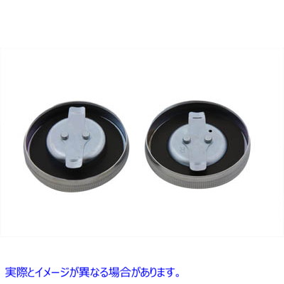38-0312 ストック スタイルのガス キャップ セット ベント付きおよびベントなし 取寄せ Vツイン Stock Style Gas Cap Set Vented