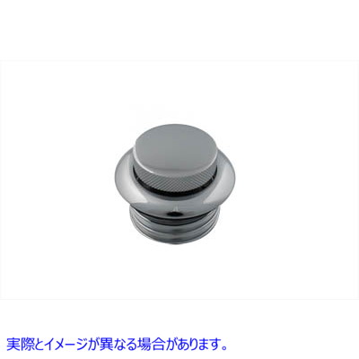 38-0361 ポップアップ スタイルのクロム ガス キャップ ベント付き 取寄せ Vツイン Pop-Up Style Chrome Gas Cap Vented (検索用