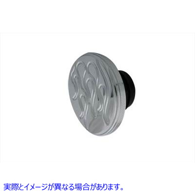 38-0405 フレームスタイルガスキャップベント付き 取寄せ Vツイン Flame Style Gas Cap Vented (検索用／