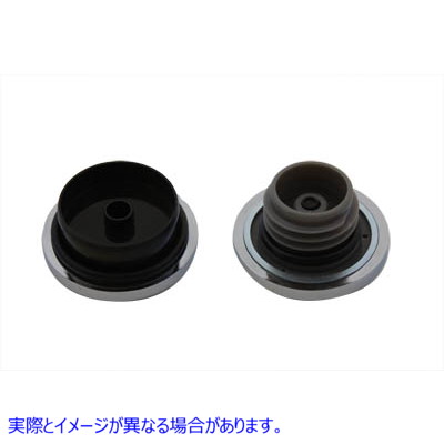 38-0424 マルタスタイルのベント付きおよびベントなしビレットガスキャップセット 取寄せ Vツイン Maltese Style Vented and Non