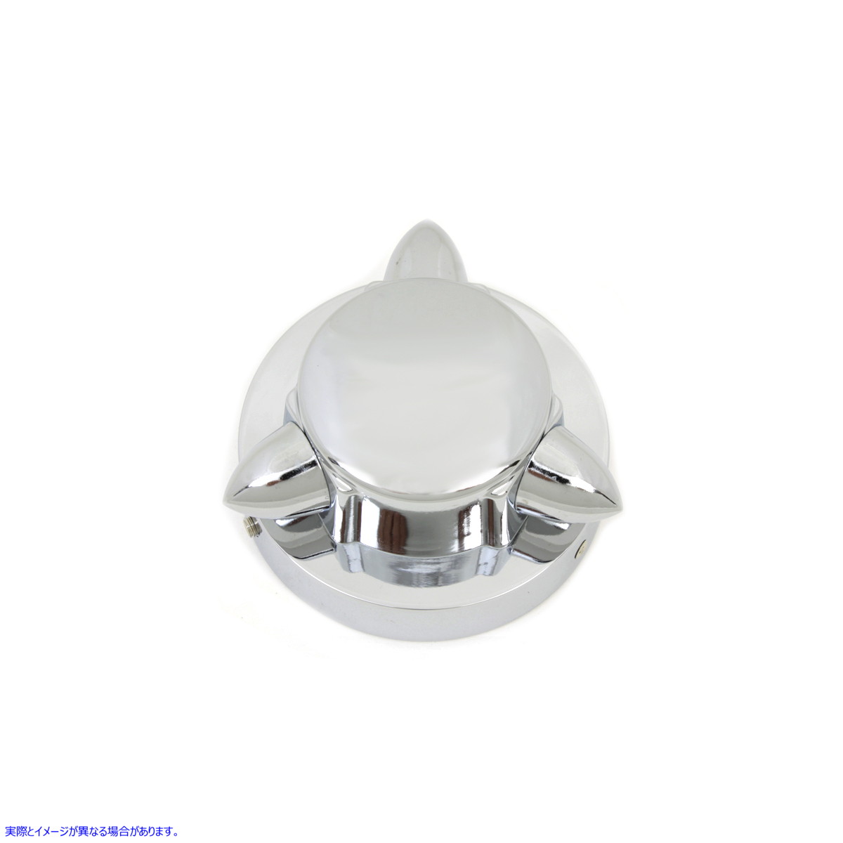 38-0551 Krommet スタイル ガス キャップ カバー クローム 取寄せ Vツイン Krommet Style Gas Cap Cover Chrome (検索用／