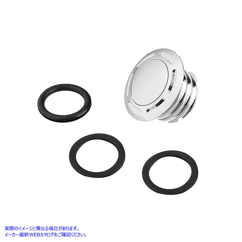 38-0668 スロット ポップアップ ベント ガス キャップ クローム 取寄せ Vツイン Slot Pop Up Vented Gas Cap Chrome (検索用／